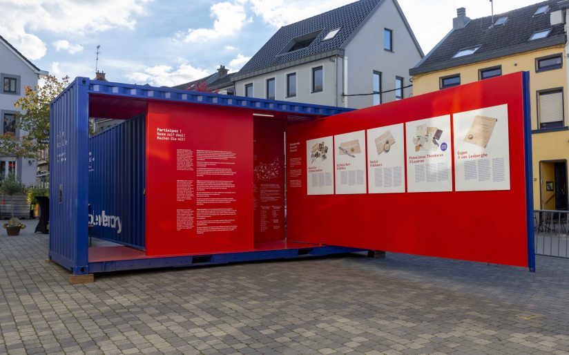 Vernissage #StolenMemory in Eupen. Photo: Philippe Beck, 2022