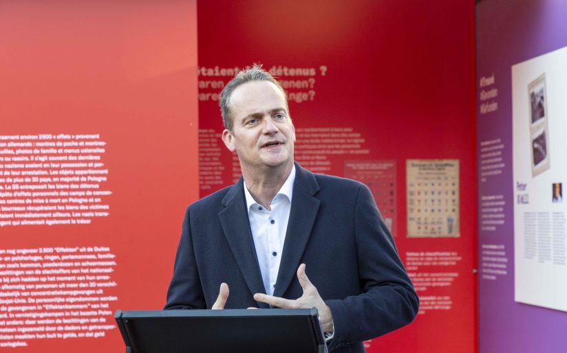 Vernissage #StolenMemory in Eupen. Photo: Philippe Beck, 2022