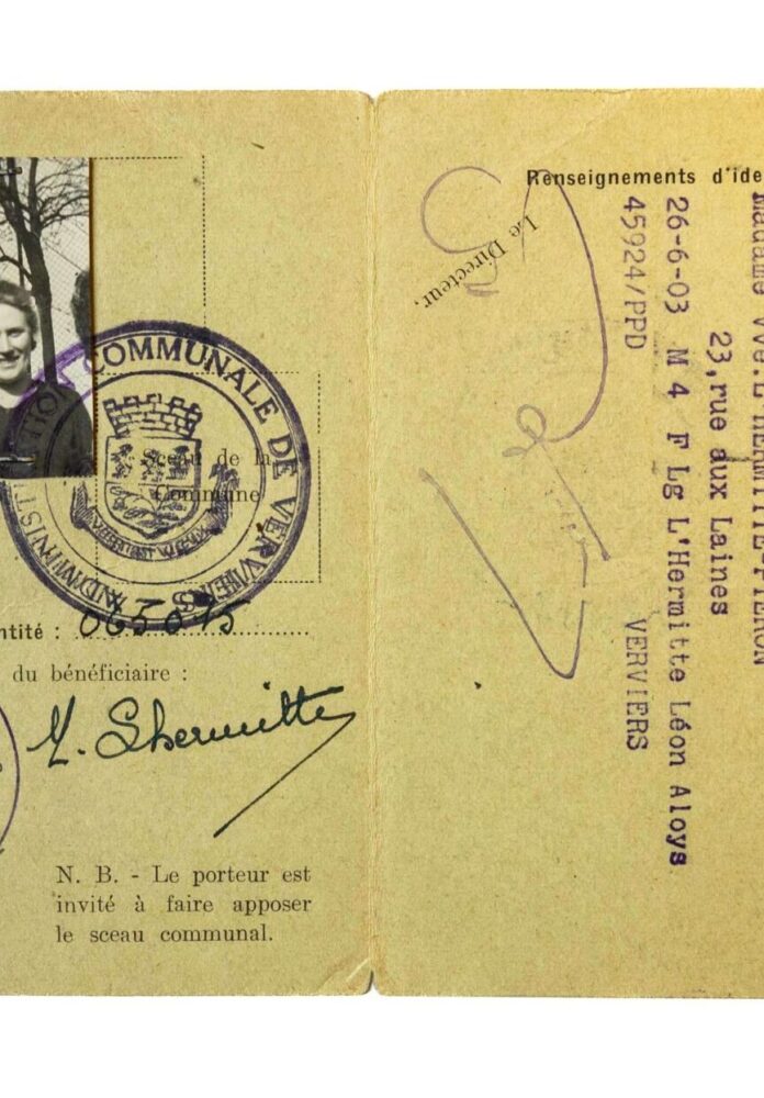 Archiv des Kriegsopferdiensts, Akte Léon Lhermitte, PPAD45924/8160. Photo : Philippe Beck